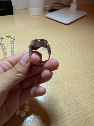 Anillo Reloj Plata Antiguo
