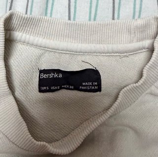 Bershka Camiseta Manga Larga Gris
