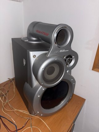 Par Altavoces JVC SP-MXGT91R Plata/Negro