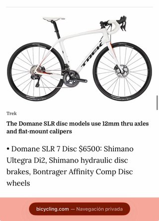 Trek Domane SLR 7 Disc - T.56 (Carbono, Ultegra)