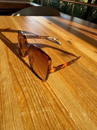 Gafas de Sol Grandes Retro Carey Marrón Vintage
