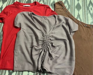 Blusa de verano con ojales