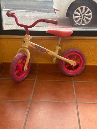 Bici sin pedales niña rosa