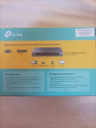 TP-Link LS108G Switch Gigabit 8 Porte