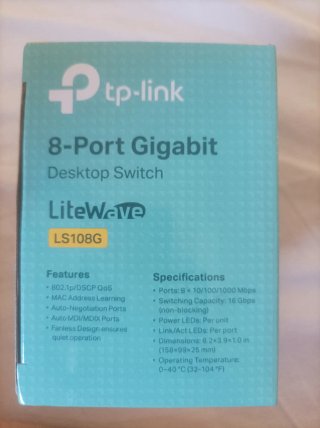 TP-Link LS108G Switch Gigabit 8 Porte