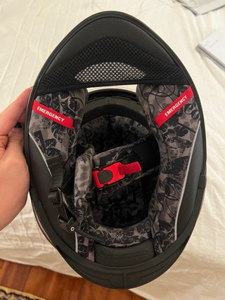 Casco Scorpion Exo 491 Negro y Rosa