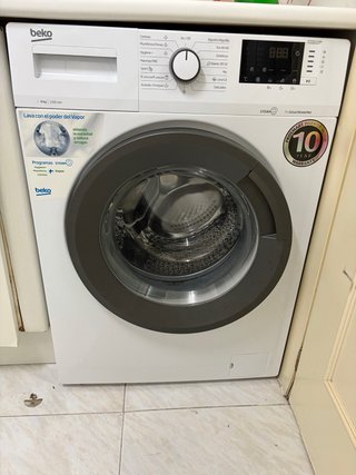 Lavadora Beko 8kg Vapor ProSmartInverter