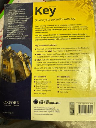 Key Bachillerato 2e 1 Student Book (Spain)