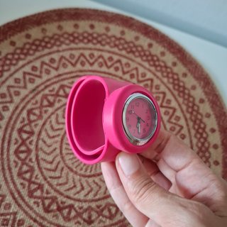 Reloj Slap Rosa Silicona Intercambiable