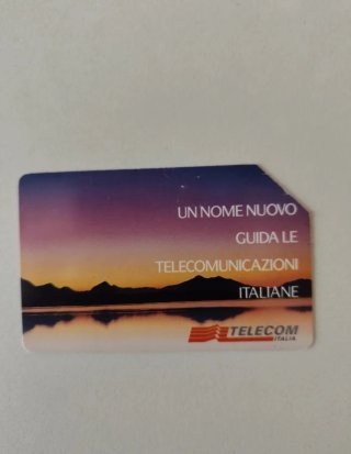 Scheda Telefonica Vintage Telecom Italia