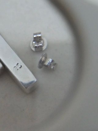 Pendientes Plata 925 Ley Madre Perla