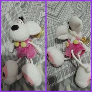 Peluche Diddlina Diddl vintage90s con ventosa