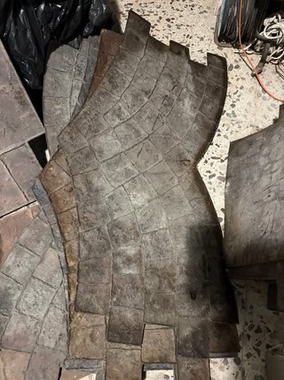 Planchas de hormigón impreso para jardín