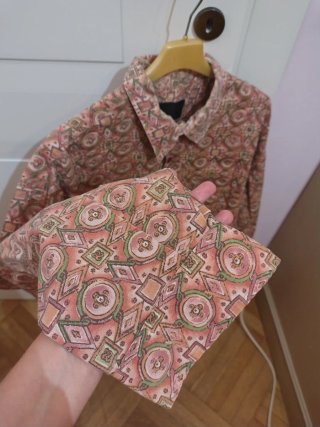 Camicia donna vintage rosa taglia XL