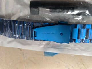 Correa Metálica QuickFit 22mm Azul para Garmin