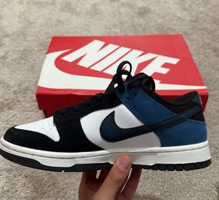 Nike Dunk Low Retro NASA Azul Blanco