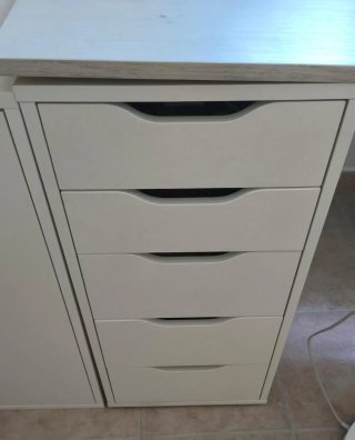 Cajonera IKEA Alex Blanca