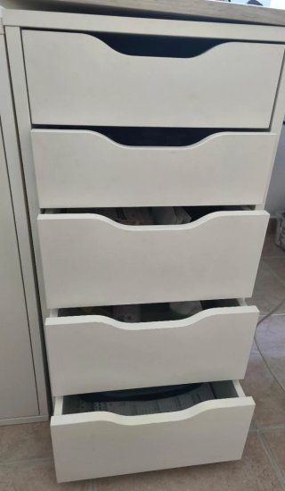 Cajonera IKEA Alex Blanca