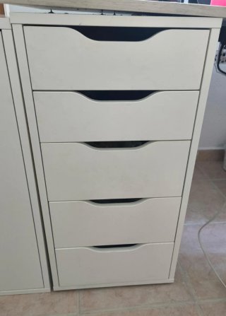 Cajonera IKEA Alex Blanca
