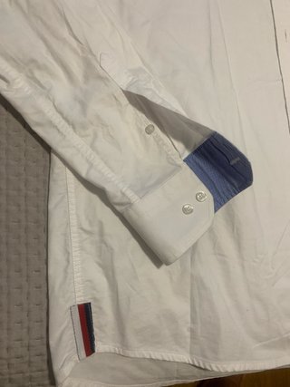 Camisa blanca birdigan