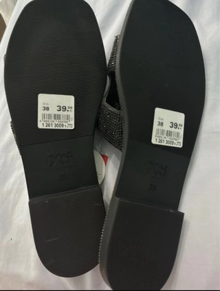 Sandalias Xti Brillantes Negro/Plata