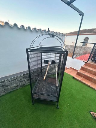 Jaula grande para loros y guacamayos