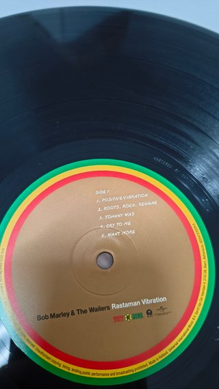 Vinilo Bob Marley Rastaman Vibration NM