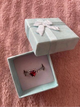 Anillo de Corazón Plata 925 talla 8