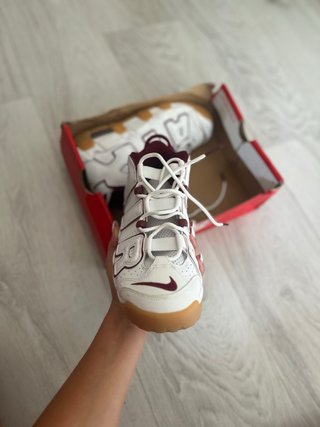 Nike Air More Uptempo Bianco/Bordeaux