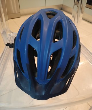 Casco Ciclismo Rockrider Azul Talla 59-61