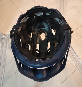 Casco Ciclismo Rockrider Azul Talla 59-61