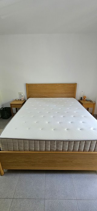 Cama Ikea TONSTAD + Colchón Vatnestrom 160x200