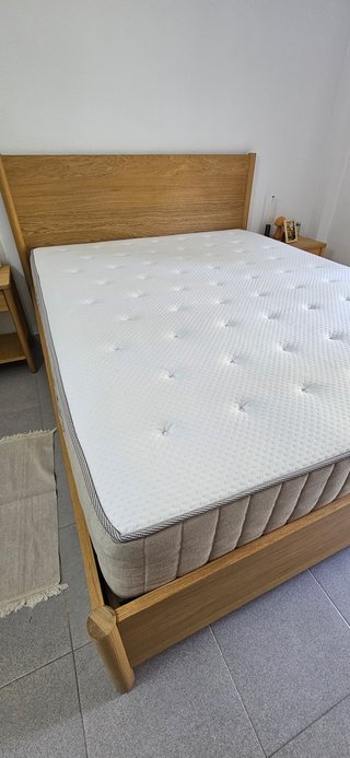 Cama Ikea TONSTAD + Colchón Vatnestrom 160x200