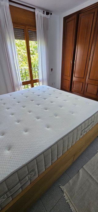 Cama Ikea TONSTAD + Colchón Vatnestrom 160x200