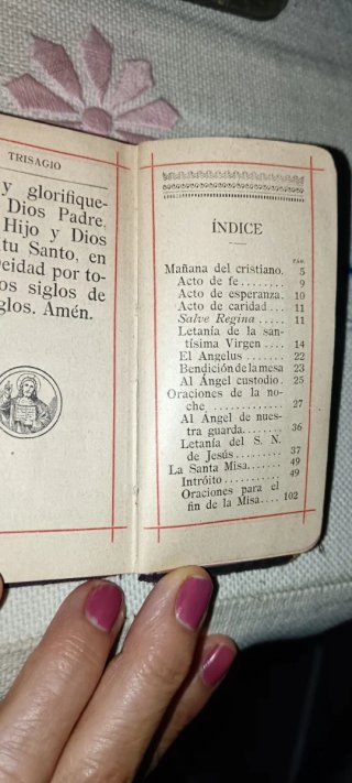 Libro Devocionario del cristiano. Antigüedad.
