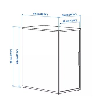 Cajonera IKEA ALEX Blanca