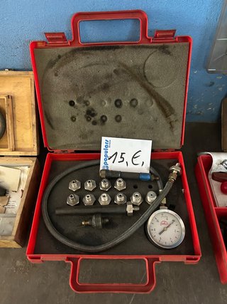 Kit comprobador presión con manómetro