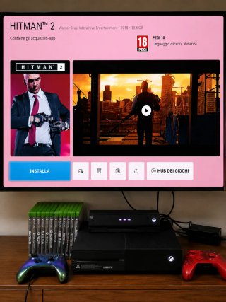 Xbox One+Kinect+giochi+volante e pedaliera Ferrari