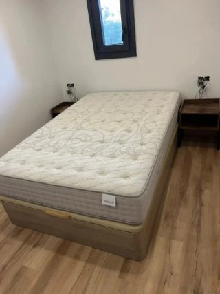 Canapé cama blanco con cajones
