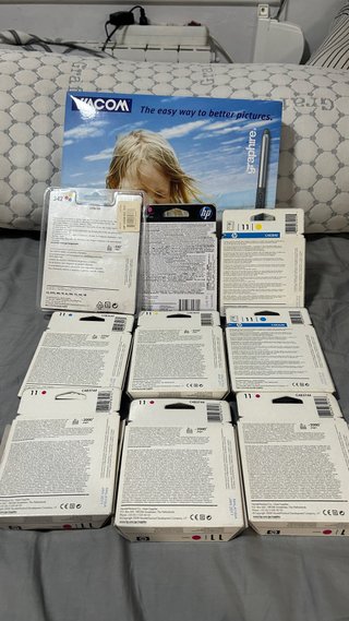Pack Tintas HP + Wacom Graphire 4