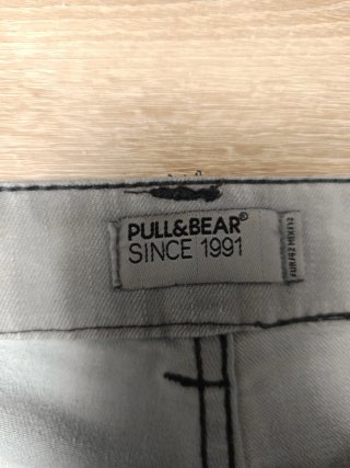Pantalón vaquero gris Pull&Bear