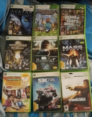 Lote 9 Juegos Xbox 360
