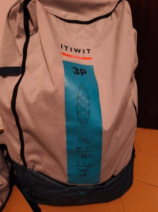 Kayak Itiwit 3 plazas + remo