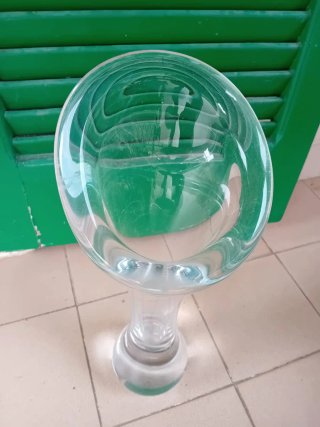 Grande vaso in vetro stile scandinavo