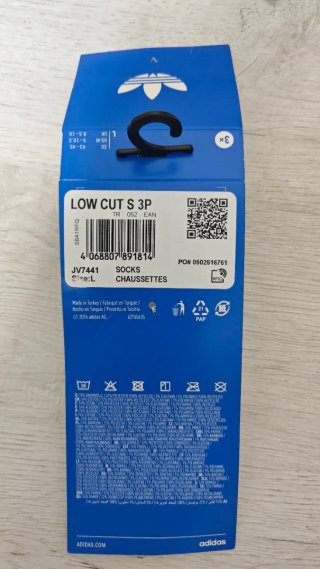 Calcetines Adidas Low Cut 3P Talla L (43-45)