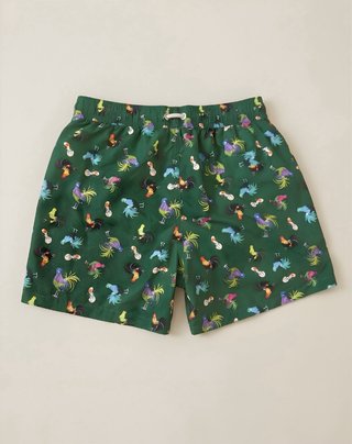 Costume Da Bagno Verde Con Fantasia Taglia S Uomo