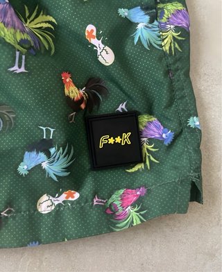 Costume Da Bagno Verde Con Fantasia Taglia S Uomo