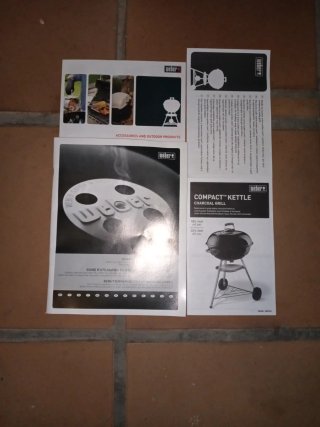 Barbacoa Carbón Weber Compact 47cm