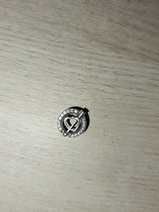 Pandora Charm Corazón Flechado Plata