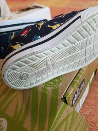 Chicco Scarpe Bambino Blu con Elicotteri Numero 22
